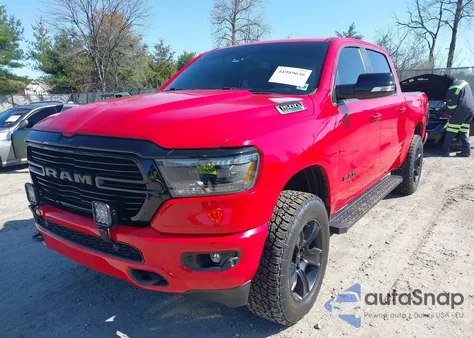 2021 Ram 1500 Big Horn 4X4 5'7 Box from USA, damaged, VIN 1C6SRFFT3MN677725